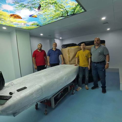 Construcción de una sala de blindaje con imán permanente en Egipto