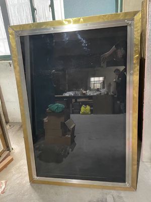 Un buen precio. Ventanas de aluminio de plata de 40 dB con protección contra la radiación en línea