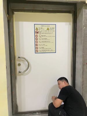 Un buen precio. Puertas de acero de protección de resonancia magnética Puertas de protección de radiación ASTM UL 90 minutos de fuego en línea